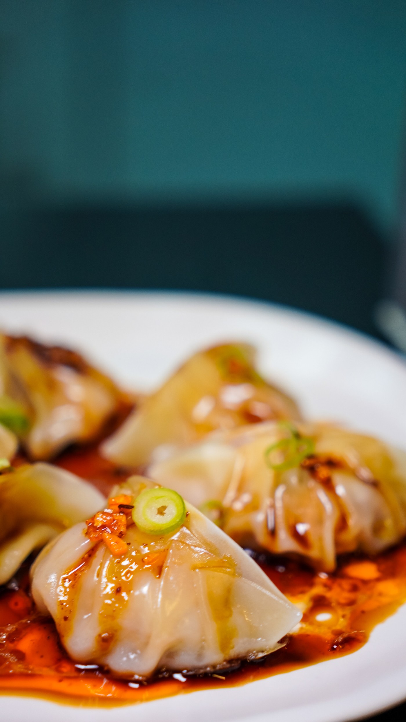 Gyozas en salsa